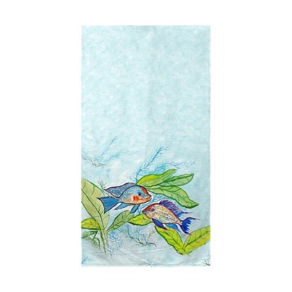 Betsy Drake Betsy Drake BT642 Pair of Fish Beach Towel - BT642