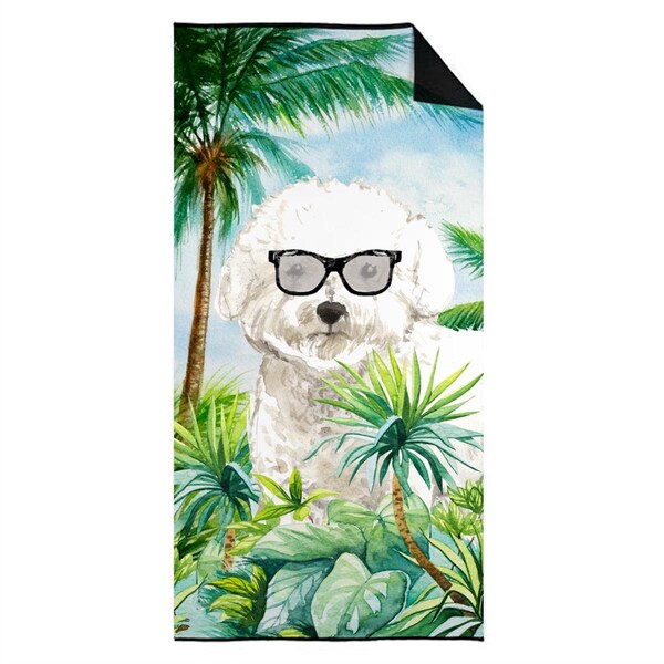 Carolines Treasures 30 x 60 in. Bichon Frise Premium Beach Towel - CK3024TWL3060