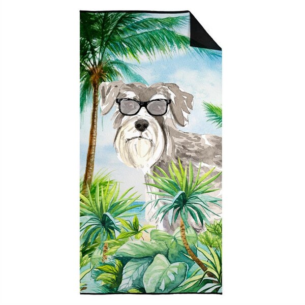 Carolines Treasures 30 x 60 in. Schnauzer No.1 Premium Beach Towel - CK3002TWL3060