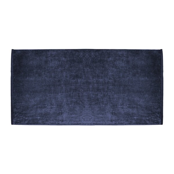 Towelsoft Large Terry Velour 100% Ring Spun Cotton Beach Towel-Navy - HOME-BV1108-NVY