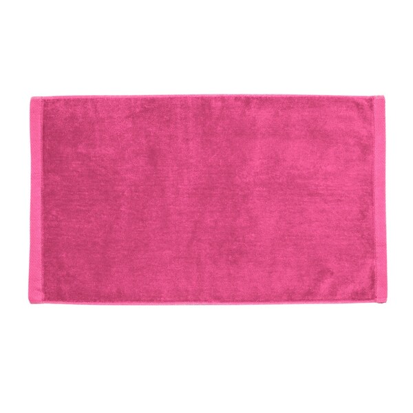 Towelsoft Premium Velour Hand Face Sports Towel 16 inch x26 inch Hot Pink - HANDTOWEL-GV1201-HPNK