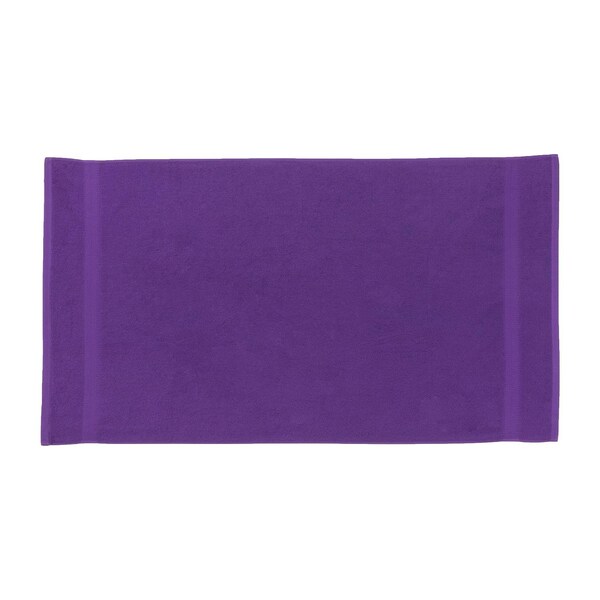 Towelsoft King size loop terry beach towel 35 inch x 65 inch-Purple - HOME-BL1107-PRPL