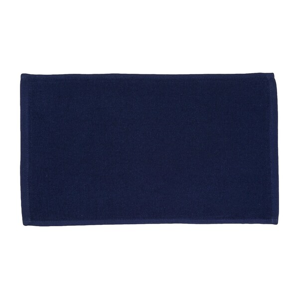 Towelsoft Light Weight Terry 100% cotton Sports Face Towel 11 inch x 18 inch Navy - FACE-EL1410-NVY