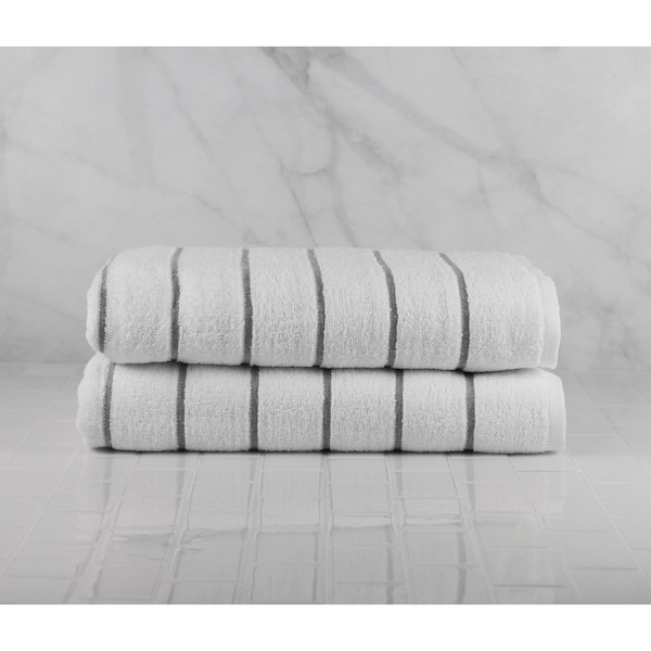1888 Mills Fibertone Pool Towel, Grey Weft Inserts, 4PK - S201-U-GYS-1-FT20