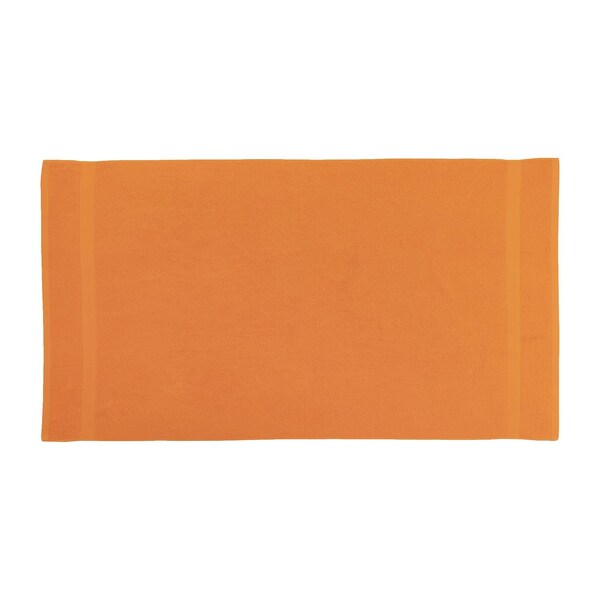 Towelsoft King size loop terry beach towel 35 inch x 65 inch-Orange - HOME-BL1107-ORG