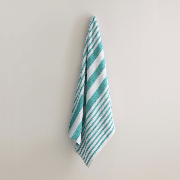 Martex By Westpoint Hospitality POOL TOWEL 30X70 JADE STRIPE, 12PK - 7133189