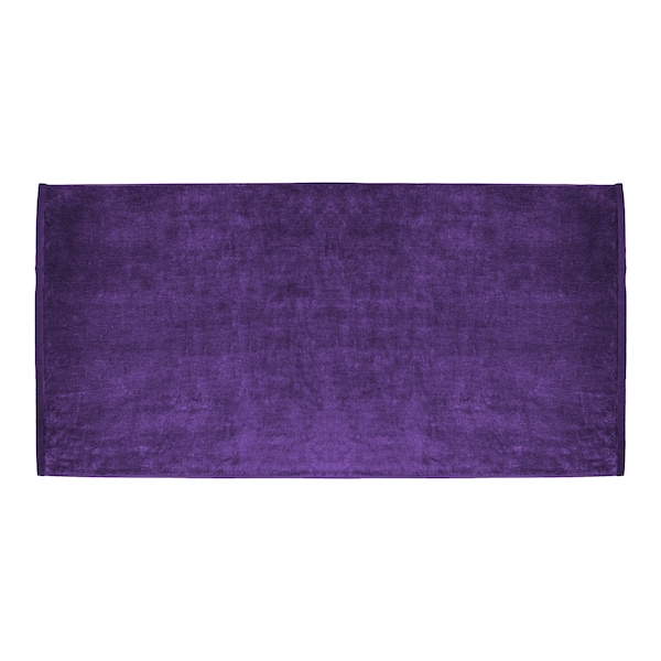 Towelsoft Premium terry velour beach towel 30 inch x 60 inch-Purple - HOME-BV1103-PRPL