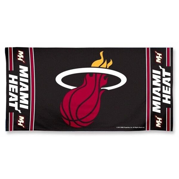Mcarthur Towels & Sports Miami Heat Towel 30x60 Beach Style - 9960618712