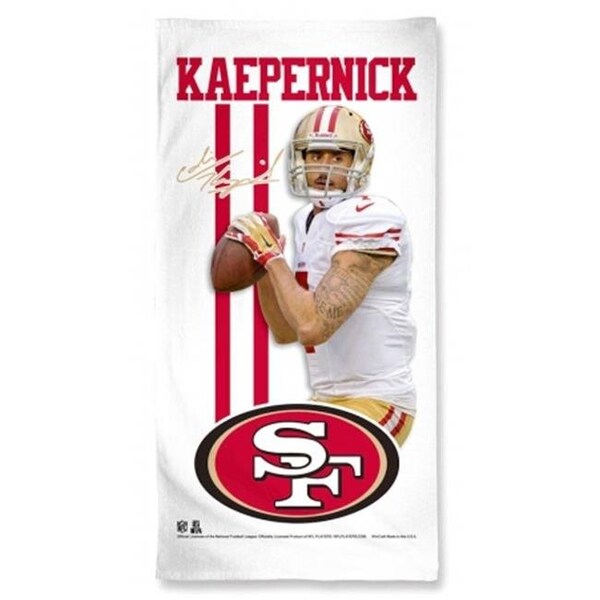 Mcarthur Towels & Sports San Francisco 49ers Towel 30x60 Beach Style Colin Kaepernick Design - 9960621722