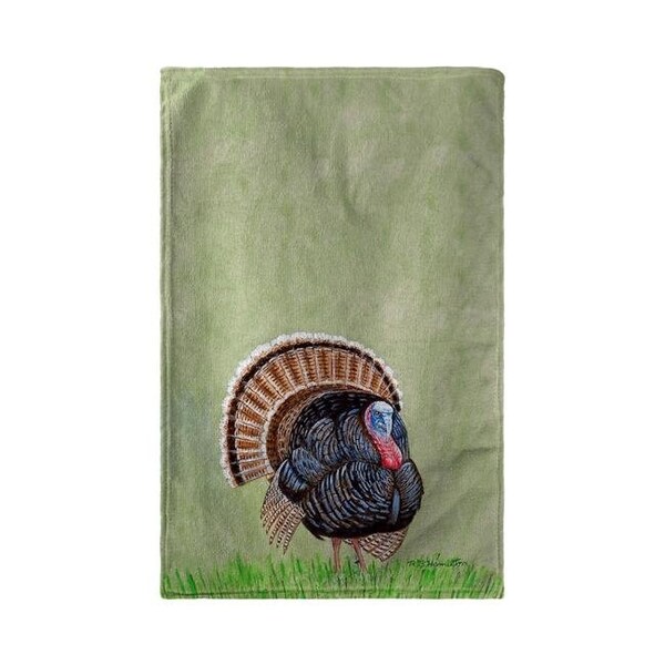 Betsy Drake Betsy Drake BT512 30 x 50 in. Wild Turkey Beach Towel - BT512