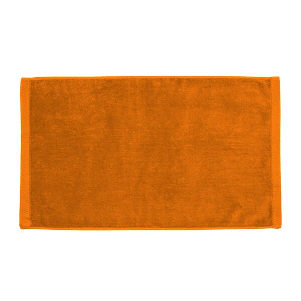 Towelsoft Premium Velour Hand Face Sports Towel 16 inch x26 inch Orange - HANDTOWEL-GV1201-ORG