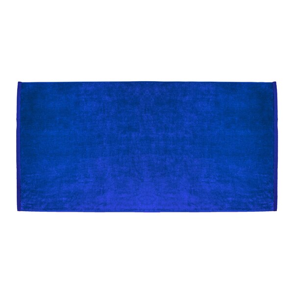Towelsoft Large Terry Velour 100% Ring Spun Cotton Beach Towel-Royal - HOME-BV1108-RYL