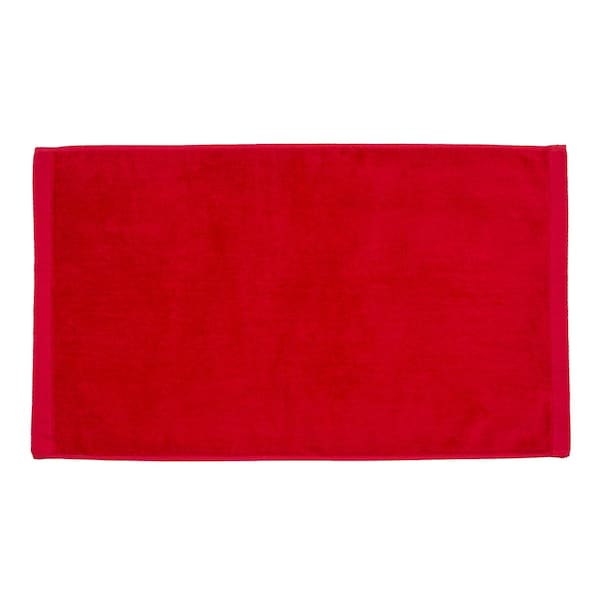 Towelsoft Premium Velour Hand Face Sports Towel 16 inch x26 inch Red - HANDTOWEL-GV1201-RD