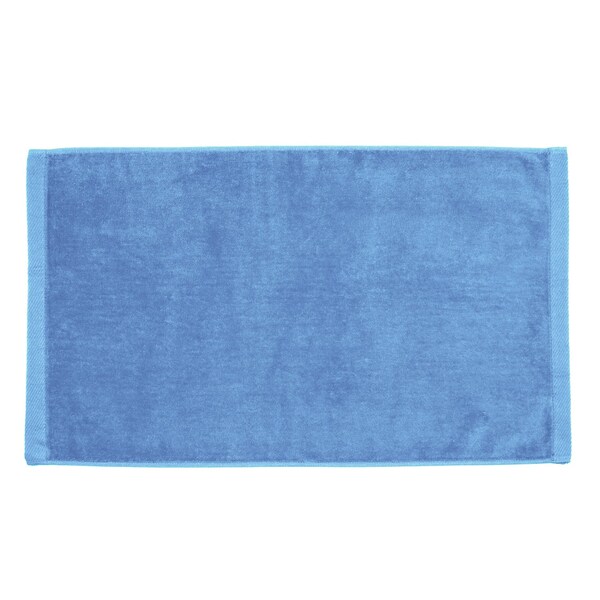 Towelsoft Premium Velour Hand Face Sports Towel 16 inch x26 inch Sky Blue - HANDTOWEL-GV1201-SKYBLU