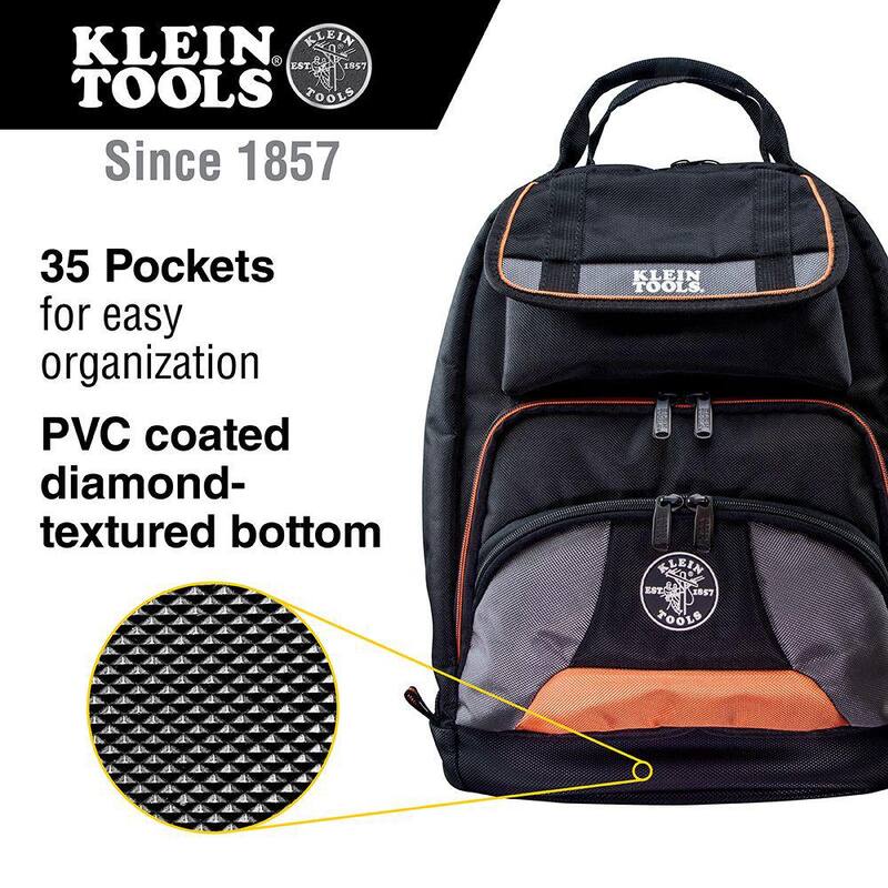 Klein Tools Tradesman Pro 17.5 in. Tool Gear Back Pack - 55475