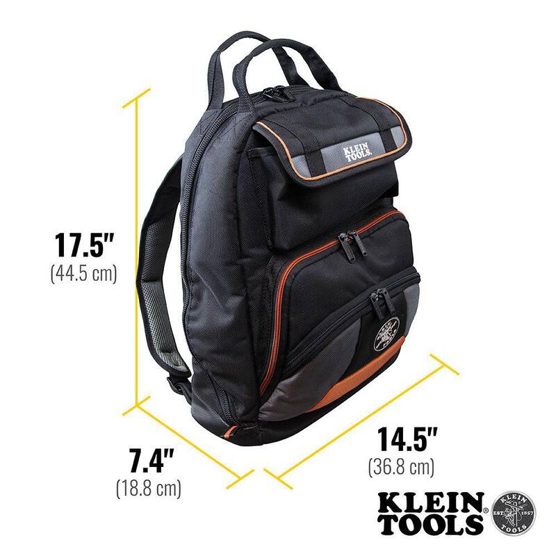 Klein Tools Tradesman Pro 17.5 in. Tool Gear Back Pack - 55475