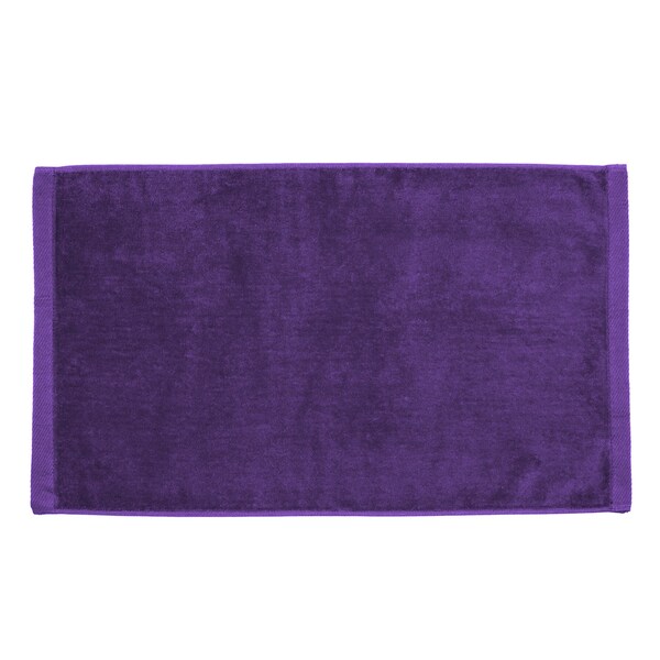 Towelsoft Premium Velour Hand Face Sports Towel 16 inch x26 inch Purple - HANDTOWEL-GV1201-PPL