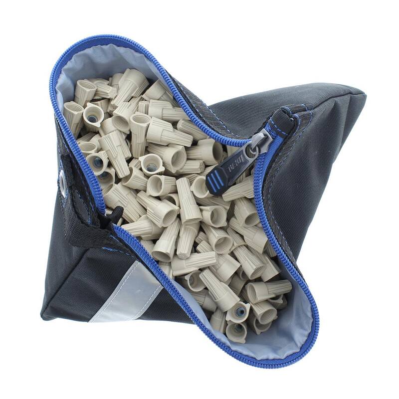 IDEAL Zipper Bag, Flat Pouch 12.5 in. x 7 in. x 0.5 in., Colors (4-Pack) - 37-055