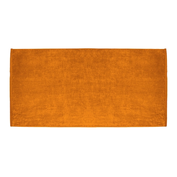 Towelsoft Premium terry velour beach towel 30 inch x 60 inch-Orange - HOME-BV1103-ORG