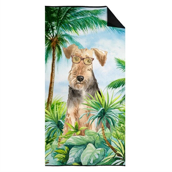 Carolines Treasures 30 x 60 in. Airedale Terrier Premium Beach Towel - CK2994TWL3060