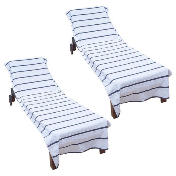 Monarch Brands Chaise Lounge Covers , Dark Grey, 12PK - CC-HS3085DG-2PK-CS