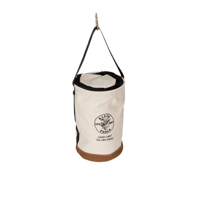 Klein Tools Canvas Bucket with Bucket Top, 22-Inch - 5104CLR22