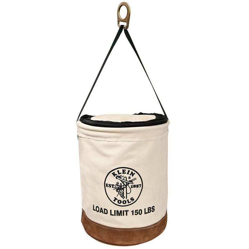Klein Tools Canvas Bucket with Bucket Top, 22-Inch - 5104CLR22