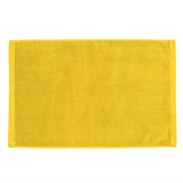 Towelsoft Premium Velour Hand Face Sports Towel 16 inch x26 inch Yellow - HANDTOWEL-GV1201-YLW