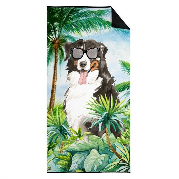Carolines Treasures 30 x 60 in. Bernese Mountain Dog Premium Beach Towel - CK3025TWL3060