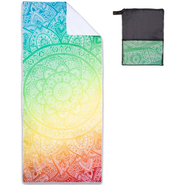 Monarch Brands Mandala Beach Towel - Rainbow - PNP-BT-MAND3070-YL