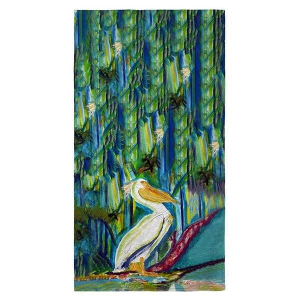 Betsy Drake Betsydrake BT1146 King Pelican II Beach Towel - BT1146