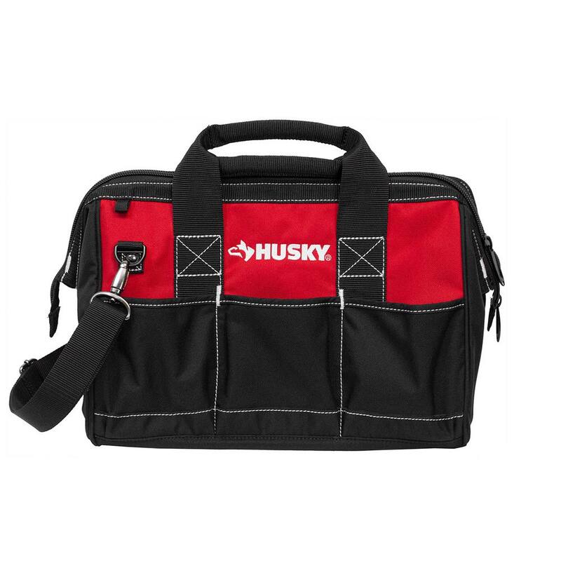 Husky 12 in. Tool Bag with 15 in. Tool Bag Combo - HD600125-TH-BD
