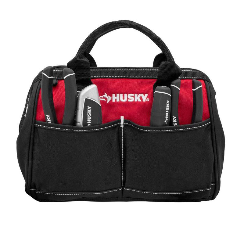 Husky 12 in. Tool Bag with 15 in. Tool Bag Combo - HD600125-TH-BD