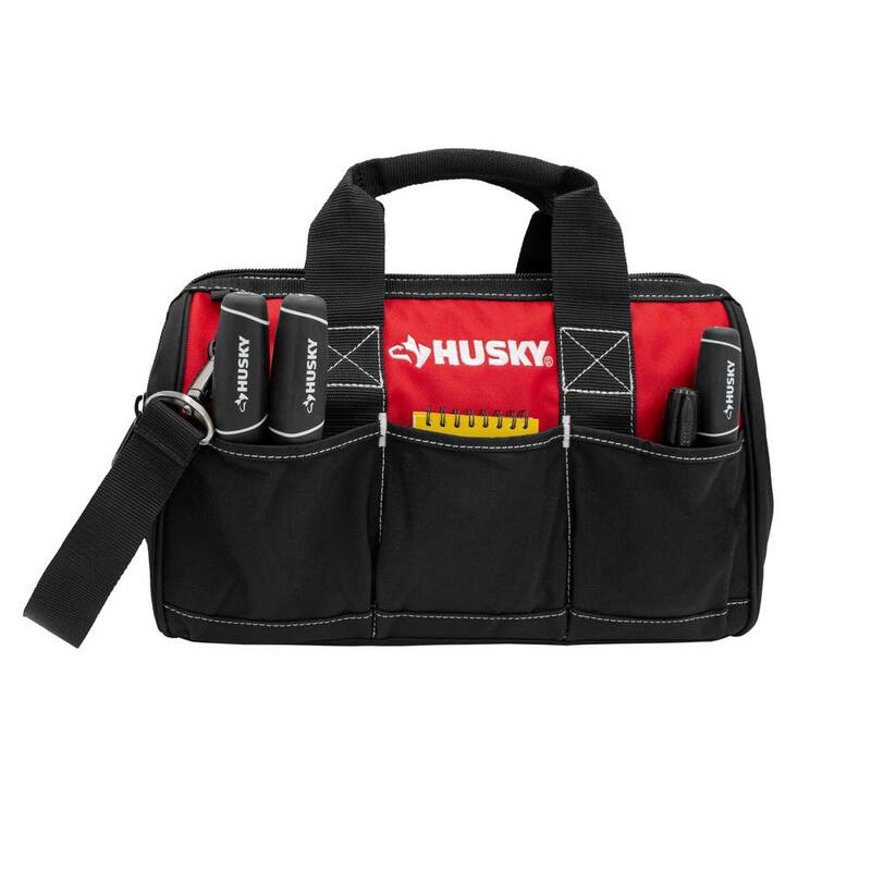 Husky 12 in. Tool Bag with 15 in. Tool Bag Combo - HD600125-TH-BD