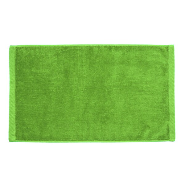 Towelsoft Premium Velour Hand Face Sports Towel 16 inch x26 inch Lime - HANDTOWEL-GV1201-LME