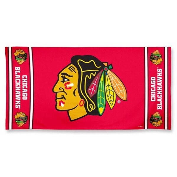 Mcarthur Towels & Sports Chicago Blackhawks Towel 30x60 Beach Style - 9960618659