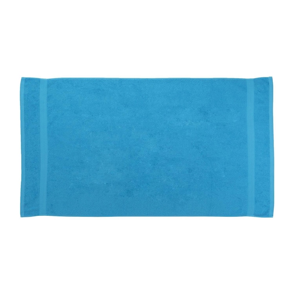 Towelsoft King size loop terry beach towel 35 inch x 65 inch Aqua - HOME-BL1107-AQUA