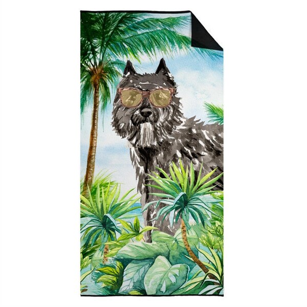 Carolines Treasures 30 x 60 in. Bouvier Des Flandres Premium Beach Towel - CK3021TWL3060