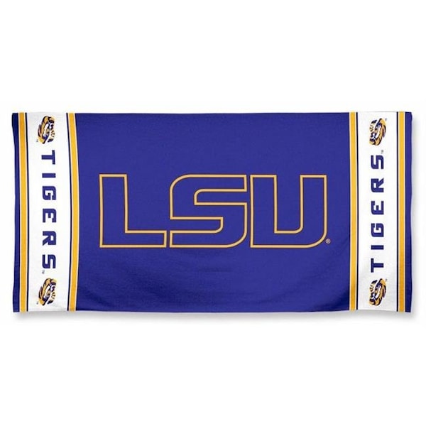 Mcarthur Towels & Sports LSU Tigers Towel 30x60 Beach Style - 9960618604