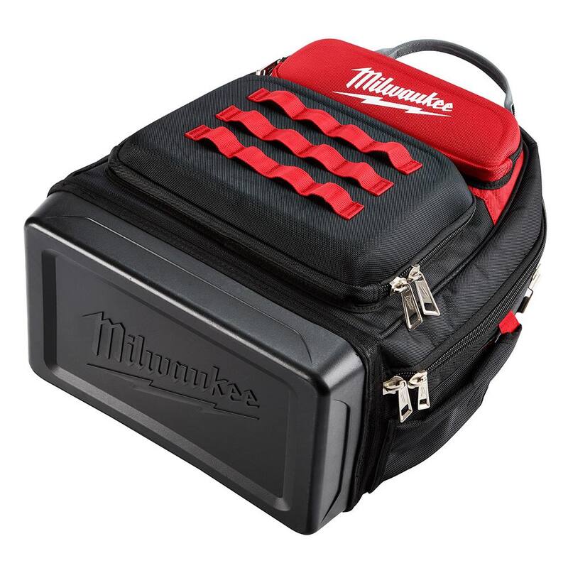 Milwaukee 15 in. Ultimate Jobsite Backpack with 9-in-1 Square Drive Ratcheting Multi-Bit Screwdriver - 48-22-8201-48-22-2322