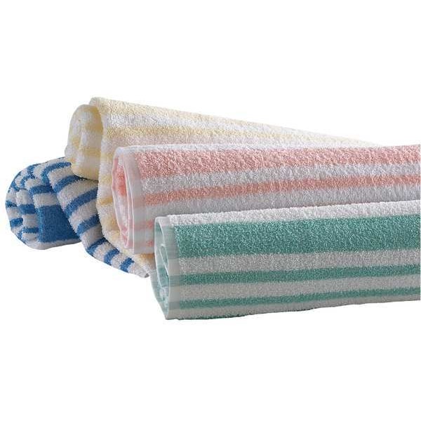 Martex Pool Towel, Peach/White, 30x70, PK12 - 7133187