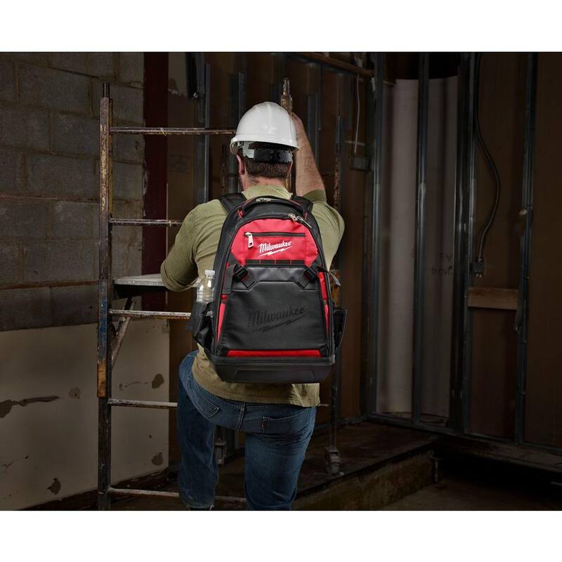 Milwaukee Jobsite Backpack with Fastback Knives (2-Pack) - 48-22-8200-48-22-1503