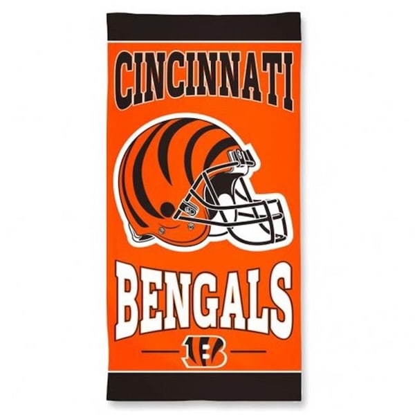 Wincraft Cincinnati Bengals Towel 30x60 Beach Style - 9960618740