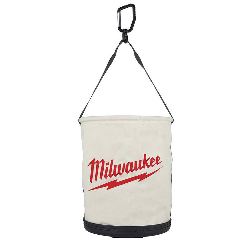 Milwaukee 12 in. Canvas Utility Bucket Tool Bag - 48-22-8271