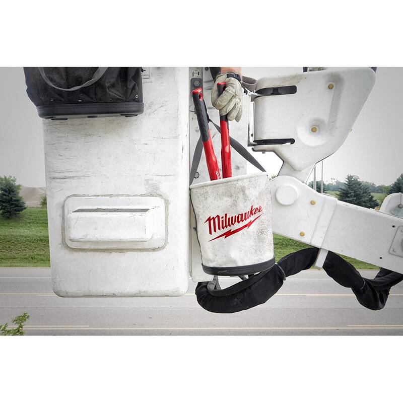 Milwaukee 12 in. Canvas Utility Bucket Tool Bag - 48-22-8271