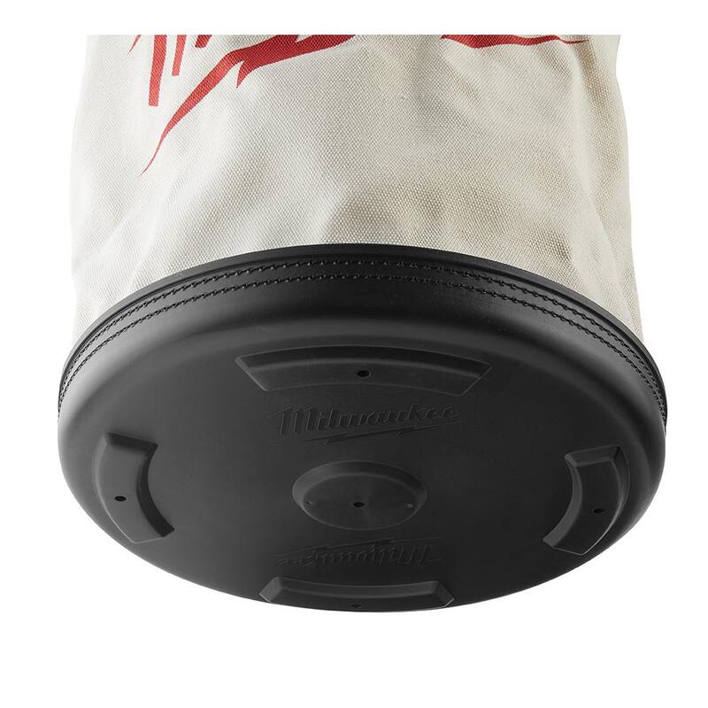 Milwaukee 12 in. Canvas Utility Bucket Tool Bag - 48-22-8271