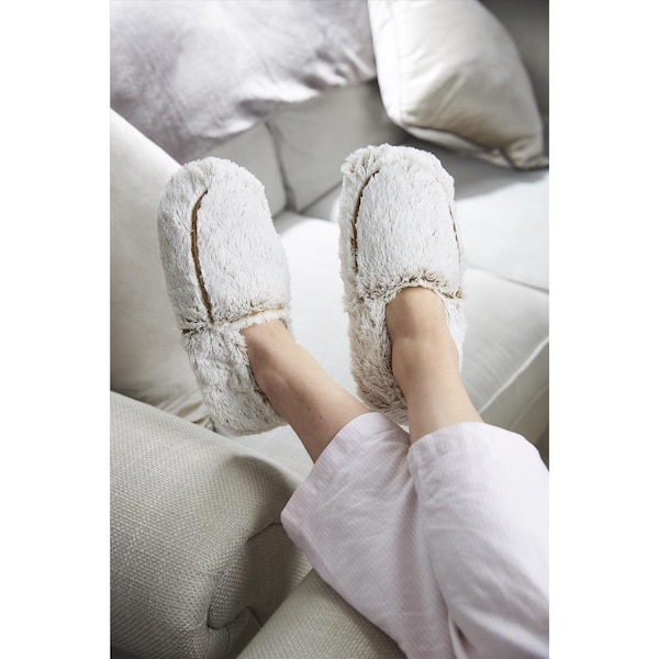 Warmies Warmies Marshmallow Slippers Brown/Gray - FW-SLI-MB