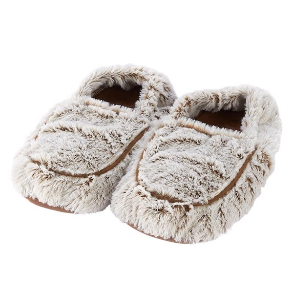 Warmies Warmies Marshmallow Slippers Brown/Gray - FW-SLI-MB