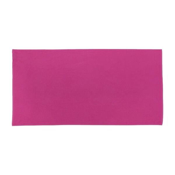 Towelsoft 100% Cotton Loop Terry Beach Towel 30 inch x 60 inch-Hot Pink - HOME-BL1101-HTPNK