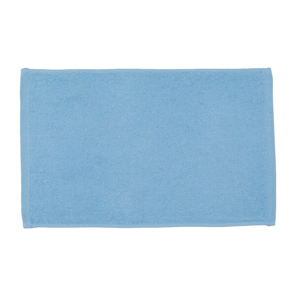 Towelsoft Light Weight Terry 100% cotton Sports Face Towel 11 inch x 18 inch Sky Blue - FACE-EL1410-SKYBLU